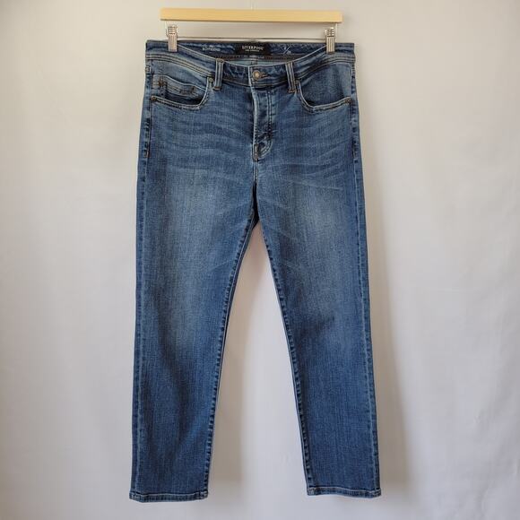 Liverpool Boyfriend Jeans Medium Wash Size 8 - Picture 1 of 16